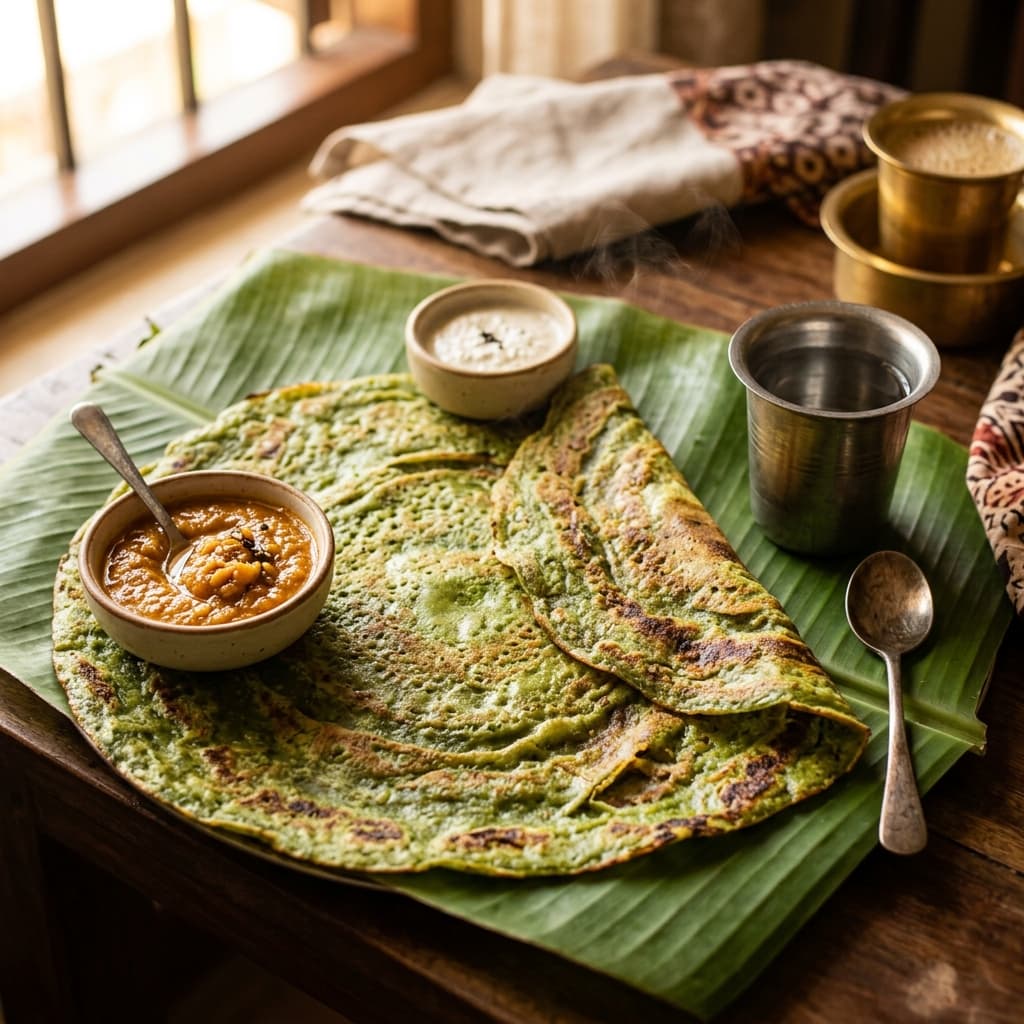 Pesarattu: The Protein-Packed Green Gram Dosa